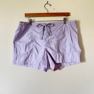 Lou & Grey Lilac Purple Light Cotton Drawstring Women’s Large